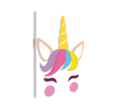 Tableau licorne set licorne (iphone) - TenStickers