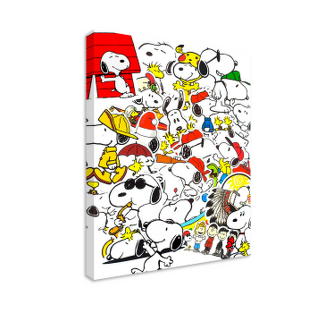 Quadro per bambini Personaggio snoopy - TenStickers