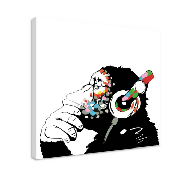 Mono banky音乐音乐帆布艺术 - TenStickers