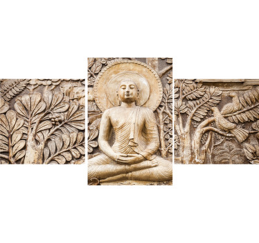 Give your walls a unique and spectacular touch with thisbuda relive canvas for the home! It will perfectly climate any room in your home.