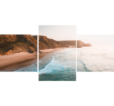 Decorate your home with these lovely piece of coast landscape canvas and be amazed with the look on your space.  It is printed in high quality finish.