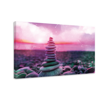 Zen sten lærred kunsttryk - TenStickers