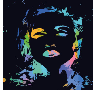 This amazing Canvas with Madonna will surprise you and your friends and families! This article presents the one and only queen of pop in multicolor.