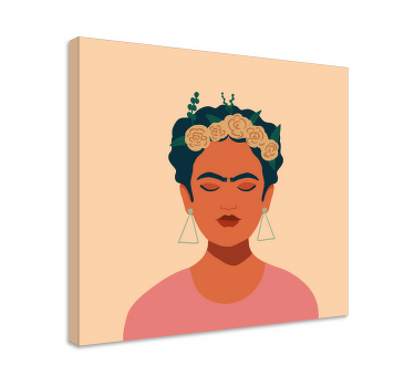 Cuadro de personaje de Frida Khalo - TenVinilo
