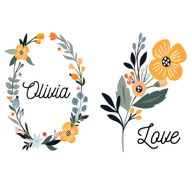 Amazing floral inspired customisable canvas prints that will look amazing in your home! Discounts available online today.