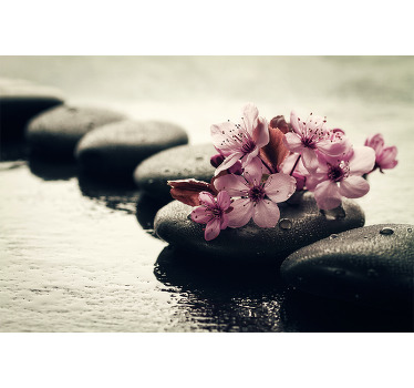 Lovely flowers in water canvas from our collection of Zen canvas print. Suitable to decorate a living room, office and other spaces.