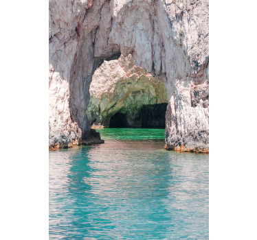 Realistic seaside picture on canvas design illustrating a light house in the sea.  The canvas is printed in high quality picture and finish.