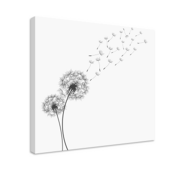 Dandelion bedroom wall prints - TenStickers