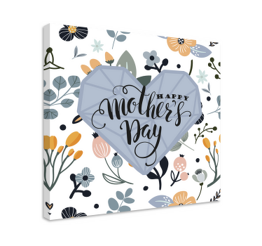 Quadro para dia da mãe Feliz dia das mães - TenStickers