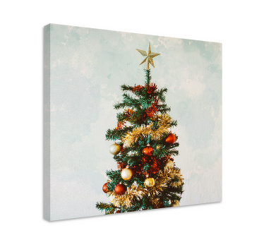 Christmas tree Christmas canvas prints - TenStickers