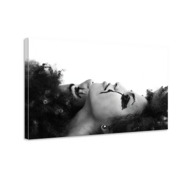 Mælk og kaffe lærred kunsttryk - TenStickers