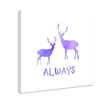 Harry Potter stag canvas art - TenStickers