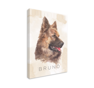 Otisci platna njemačkog ovčara pasa - TenStickers