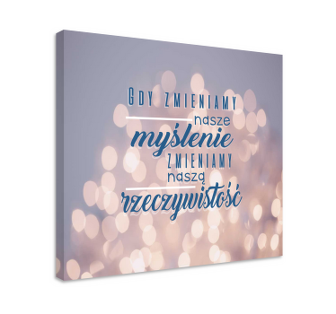 Obraz Motywacyjny cytat o życiu - TenStickers