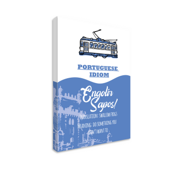 Quadro frase Português dizendo erro de tradução - TenStickers