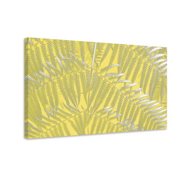 Pantone leaves Plant canvas prints - TenStickers