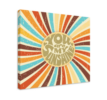 You are my sunshine motivational canvas - TenStickers