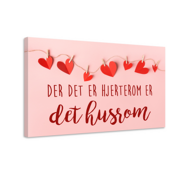 Der det er hjerte er det plass lerretsbilde nordisk - Tenstickers
