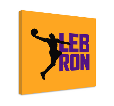 Lebron james cool basket tonårstryck - Tenstickers