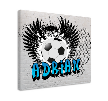 Champion's graffiti  personalised canvas - TenStickers