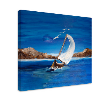 Cuadro marinero Barco de pintura - TenVinilo
