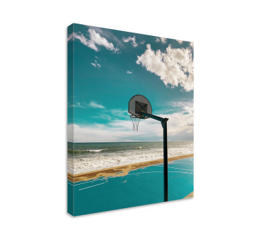 Drobė sportas paplūdimio krepšinio lankas - „Tenstickers“