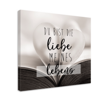 Wandbilder Motivation Liebe meines lebens - TenStickers