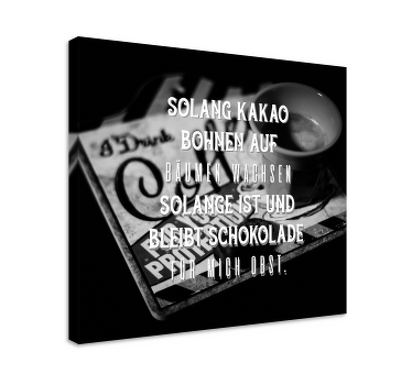 Wandbilder Sprüche Kaffee schokolade - TenStickers
