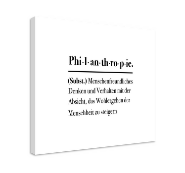 Wandbilder Motivation Philanthropie - TenStickers