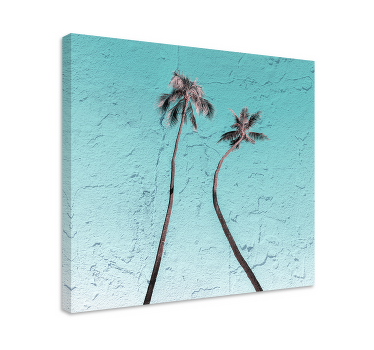 Φλώριδα τοπίο με φοίνικες τοίχο υπνοδωμάτιο - TenStickers