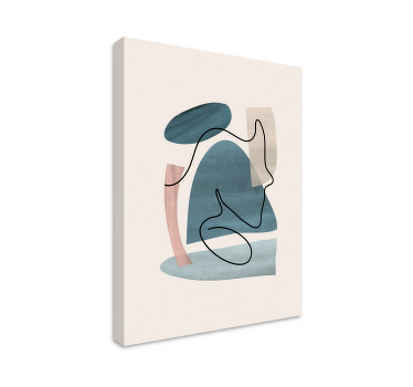 Moderne Wandbilder Büro Elegante lithographie - TenStickers