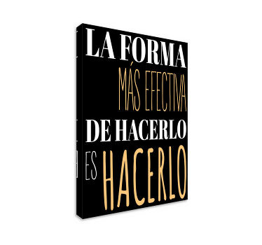 Cuadro para despacho La forma más efectiva de hacerlo - TenVinilo