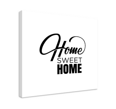 Home sweet home minimalistické obraz nástěnné umění - TenStickers