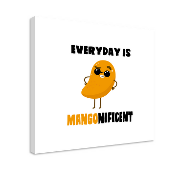 Funny quote with mango quote canvas wall art - TenStickers