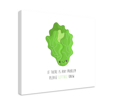 Wandbilder Sprüche Lustiges zitat mit salat - TenStickers