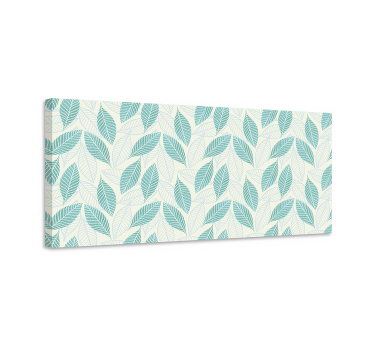 Leinwand Pflanzen Künstlerische abstrakte blätter - TenStickers