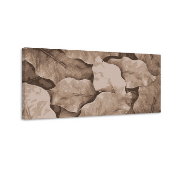Smėlio spalvos džiovinti lapai augalų paveikslaiatspaudai - „Tenstickers“