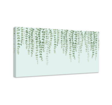 Hængende elegante planter plante lærredstryk - TenStickers
