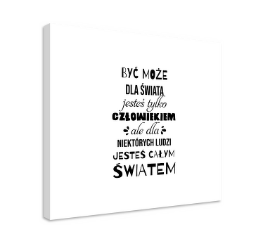 Obraz motywacyjny Cały świat - TenStickers