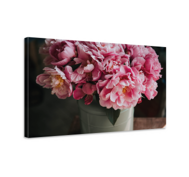 Cuadro 3d Ramo de flores rosadas - TenVinilo