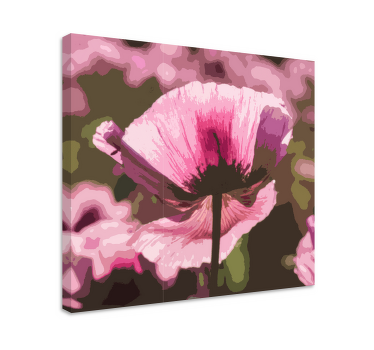 Leinwandbild Blume abstrakte blüte - TenStickers