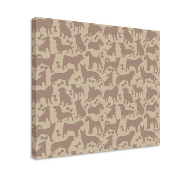 Nevjerojatne bešavne ispise na platnu za psa - TenStickers