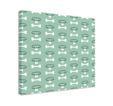 upean kirkas koirakuvio koira canvas - Tenstickers