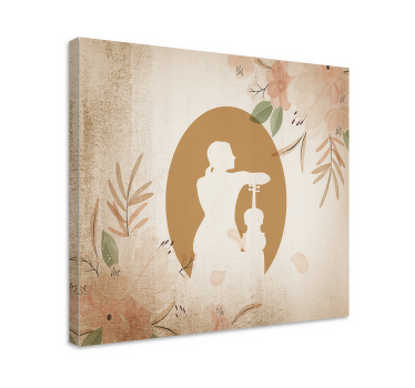 Graceful musician music canvas art - TenStickers