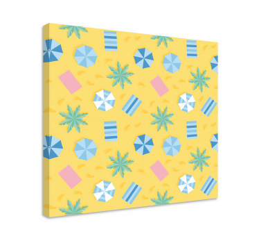 Kanvas andra blommor och växter strandmust-hållning - Tenstickers