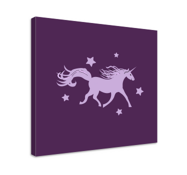 Unicorn pictures framed majestic unicorn silhouette - TenStickers