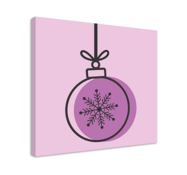 Karácsonyi rajzfilm bál vászonnyomatok - TenStickers