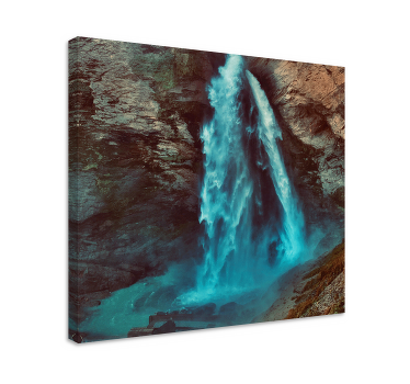 Quadro paesaggio cascata che scorre - TenStickers