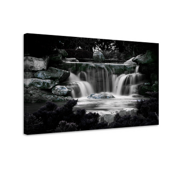 Nature Scenery Waterfall landscape canvas - TenStickers