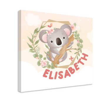 Personlig koala dyre billeder på lærred - TenStickers